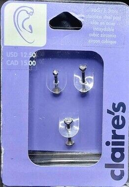 Claire's 16g Flat Back Post Body Jewelry {J0324}